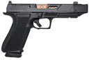 Shadow Systems SS-2239-CA 9mm Luger 10+1 4.48" Bronze TICN Match Grade Spiral BBL, Black Nitride Optic Cut/Serr/Window Cut Stainless Slide, Black Polymer Frame w/Beavertail & Pic Rail, Interchangeable Backstrap Grip,Pistol