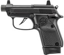 Beretta J20X22R8TB 20X Bobcat 22 LR 8+1 2.80" Black Steel BBL, ELS/Serr Steel Slide & Polymer Frame w/Beavertail, Helica Texture Grip,Pistol