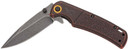 Browning 003220581 Buckmark EDC Slim 3.13" Folding Drop Point Plain Black Stonewashed D2 Steel Blade, Bronze Stonewashed Polymer Handle,Knives