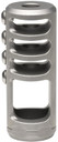 Browning 001293096 Xeno Recoil Hawg Stainless Matte Stainless 5/8"x24 Threads 2.20" OAL,Brakes & Compensators