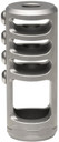 Browning 001293098 Xeno Recoil Hawg Stainless Matte Stainless 1/2"x28 Threads 2.20" OAL,Brakes & Compensators