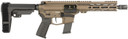 CMMG 45A890F-MB Banshee MKG 45 ACP 13+1 8" Satin Black Cerakote Medium Taper Threaded BBL, EML 7" M-LOK Handguard, Midnight Bronze Cerakote Alum Pic Rail Rcvr, Black Polymer 6 Position Rip Brace, CMMG Zeroed Grip,Tactical Pistols