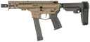 CMMG 99A290F-MB Banshee MKGS 9mm Luger 33+1 5" Satin Black Cerakote Medium Taper Threaded BBL, EML 4" M-LOK Handguard, Midnight Bronze Cerakote Alum Pic Rail Rcvr, Polymer 6 Position Rip Brace, CMMG Zeroed Grip,Tactical Pistols