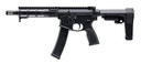Daniel Defense 0218906272 PCC 9mm Luger 20+1 8.30" Black Phosphate Heavy Threaded BBL, 7" M-LOK Handguard, Black Cerakote Stainless Rcvr w/Pic Rail, Black Polymer SB Tactical SBA3 Brace, Ambidextrous,Tactical Pistols