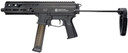 Grand Power 197892004831 SP45A3 Stribog 45 ACP 20+1 8" Black Threaded BBL, Black Hardcoat Anodize Alum/Polymer Rcvr w/Pic Rail, Black PDW Tailhook Brace, Black Polymer Grip, Ambidextrous,Tactical Pistols