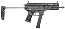Grand Power 810091152867 SP9A3G Stribog 9mm Luger 33+1 8" Black Threaded BBL, M-LOK Handguard, Black Hardcoat Anodize Alum/Polymer Rcvr w/Pic Rail, Black Polymer PDW Tailhook Brace, Black Polymer Grip, Ambidextrous,Tactical Pistols
