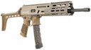 Grand Power 810091157930 SP9A1 Stribog 9mm Luger 30+1 16" Black Threaded BBL, FDE Cerakote Alum/Polymer Rcvr w/Pic Rail, M-LOK Handguard, Side Folding FDE Polymer Stock & Grip, Ambidextrous,Tactical Rifles