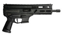 Grand Power 810091158180 SP9A3G Stribog *CA Compliant 9mm Luger 10+1 16" Black Threaded BBL, Black Hardcoat Anodize Alum/Polymer Rcvr w/Pic Rail, M-LOK Handguard, Fixed Black Polymer Stock, Black Polymer Grip, Ambidextrous,Tactical Rifles