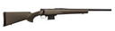 Howa HMA22ARCGHBY 1500 Mini Action Youth 22 ARC 20 Black Heavy Threaded Barrel, Black Drilled & Tapped Steel Receiver, Fixed HTI Green Synthetic Stock, Rifle