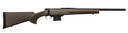 Howa HMACF65GYTH 1500 Mini Action 6.5 Grendel 20" Black Carbon Fiber Threaded BBL, Black Drilled & Tapped Steel Rcvr, Fixed HTI Green Synthetic Stock,Rifle