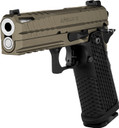 Live Free Armory LFAPC71306P Apollo 11 Compact 9mm Luger 17+1 4.15" Stainless Ported BBL, Elite FDE Cerakote Optic Cut/Serr Stainless Slide & Steel Frame w/Beavertail & Pic Rail, Textured Grip,Pistol