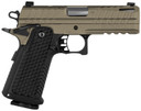 Live Free Armory LFAPC71306P Apollo 11 Compact 9mm Luger 17+1 4.15" Stainless Ported BBL, Elite FDE Cerakote Optic Cut/Serr Stainless Slide & Steel Frame w/Beavertail & Pic Rail, Textured Grip,Pistol