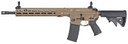 LWRC ICMKIIR5CK16 ICMKII 223 Rem/5.56 NATO 30+1 16.10" Black Nitride Spiral Fluted Threaded BBL, FDE Rcvr w/Pic Rail, M-LOK Handguard, LWRC Compact Black Synthetic Stock, LWRC Ultra Combat Grip, Ambidextrous,Tactical Rifles