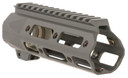 Q ACCHGARQSERT6 Q-Sert AR Handguard 6" Clear Coat Anod Alum,Upper