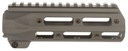 Q ACCHGARQSERT6 Q-Sert AR Handguard 6" Clear Coat Anod Alum,Upper