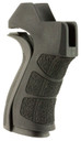 ATI Outdoors A5102342 X2, Pistol Grip Made of DuPont Zytel Polymer With Black Textured Finish for AR-15, AR-10, Ruger 22 Charger