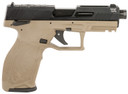 Taurus 1-2TX22P141F-10 TX22 T.O.R.O. 22 LR 10+1 4.60" Matte Black Threaded BBL, Black Hard Coat Anod Optic Ready/Serr Slide, FDE Polymer Frame w/Pic Rail, Textured Grip,Rimfire Pistols