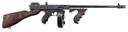 Auto-Ordnance T150DC7 1927A-1 Roaring 20s 45 ACP 50+1 18" Cerakote w/Engraved "Trench Broom" & "Chicago Typewriter" BBL, Midnight Blue Satin Cerakote Rcvr, Engraved American Walnut Wood Stock, Wood Grip,Tactical Rifles