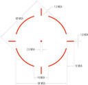 Trijicon 2200107 MRO HD Patrol Matte Black 1x 68 MOA/2MOA Red Dot Reticle,Red Dot Sights