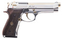 Derya Firearms MELIK9.NG.TR Melik 9mm Luger 17+1 4.90" Gold TiN Steel BBL, Black Melonite Serr Steel Slide, Black Alum Frame, Black Polymer Grip,Pistol