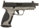 Ed Brown MPFTACT Fueled M&P Tactical 9mm Luger 19+1 4.75" Black Nitride Match Grade Threaded BBL, Black Nitride Optic Cut/Serr Stainless Slide,Pistol