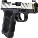 Gforce Arms GF932512GN Rapture Sub-Compact Frame 9mm Luger 12+1 3.25" Black Steel BBL, Nickel Steel Optic Cut/Serr Slide, Gray Cerakote Polymer Frame, Shield RMSc/RMR Footprint,Pistol