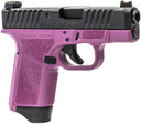 Gforce Arms GF932512PIB Rapture Sub-Compact Frame 9mm Luger 12+1 3.25" Black Steel BBL, Black Steel Optic Cut/Serr Slide, Pink Cerakote Polymer Frame, Shield RMSc/RMR Footprint,Pistol