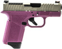 Gforce Arms GF932512PIN Rapture Sub-Compact Frame 9mm Luger 12+1 3.25" Black Steel BBL, Nickel Steel Optic Cut/Serr Slide, Pink Cerakote Polymer Frame, Shield RMSc/RMR Footprint,Pistol