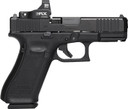 Glock PA455E203MOS G45 Gen5 MOS EoTech Combo 9mm Luger 17+1 4.02" Black GMB BBL, Black nDLC MOS Cut/Serr Slide, Black Polymer Frame w/Accessory Rail, Black Textured w/Interchangeable Backstrap Grip, EoTech 3 MOA Mini Reflex Sight,Pistol