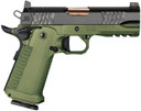 JACOB GREY TWC9EDG TWC9 9mm Luger 17+1 4.25 Black Bull Barrel, Black Optic Ready/Serrated Steel Slide, Duty Green Aluminum Frame w/Beavertail & Pic Rail, Pistol