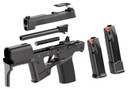 Sig Sauer 365FLUX9BXR3 P365 FLUX 9mm Luger 21+1 6 Black Nitron Muzzle Shroud Barrel, Black Nitron Stainless Steel Optic Ready/Serrated Slide, Black Nitron Stainless Steel Frame w/Pic Rail, Flux P365 Chassis, Sig ROMEO-X Compact, Ambi, Pistol