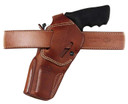 Galco DAO308 DAO OWB Tan Leather Belt Slide Fits S&W Governor Right Hand, Holster