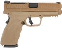 Springfield XDDG9101FOSP XD Mod3 OSP 9mm Luger 16+1 4" Black Melonite Steel BBL, Steel Optic Ready/Serr Slide, FDE Polymer Frame w/Pic Rail,Pistol