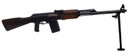 Riley Defense Inc RAK308RPK RPK 308 Win 20+1 22" Blued Threaded BBL, Blued Rcvr, Fixed Wood Stock, Black Polymer Grip, Bayonet Lug, Bipod,Rifle