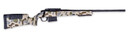 Weatherby 307 Hush 280 Ackley 5+1 20" Graphite Black Cerakote Fluted Threaded BBL, Graphite Black Cerakote Pic Rail Steel Rcvr, Adj Cheek Piece & LOP Hush Tundra Camo Synthetic Stock, Ambidextrous, 2" Muzzle Brake,Rifle