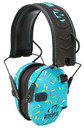 Walker's GWPFKDMSPRNKBL Passive 23dB Over the Head Blue Sprinkles Youth,Hearing Protection