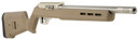 True Precision Inc TP1022FDE3SS TP/22 22 LR 16" Match Grade BBL, Clear Coat Silver Anod Alum Rcvr w/Pic Rail, M-LOK Forend, FDE Magpul Hunter X-22 Polymer Stock,Rimfire Rifles