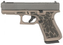 Glock UA195S204NCRUPBG G19 Gen5 Compact 9mm Luger 15+1 4.02" Ported BBL, Black Cerakote Steel Optic Cut/Ported/Serr Slide, Black/Gold Cerakote Polymer Frame w/Pic Rail, Interchangeable Backstrap Grip, RMR Footprint,Pistol