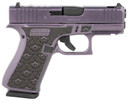 Glock UX435204NAMYT G43X MOS Slim Sub-Compact 9mm Luger 10+1 3.41" Ported BBL, Amethyst Purple Cerakote Steel Optic Cut/Ported/Serr Slide, Amethyst Purple/Black Cerakote Polymer Frame w/Beavertail, RMSc Footprint, Ambi,Pistol