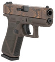Glock PX4350204FRMOSNTXVB G43X MOS Slim Sub-Compact Frame 9mm Luger 10+1 3.41" Black GMB BBL, Texas Snake Cerakote Steel Optic Ready/Serr Slide, Vortex Bronze Cerakote Polymer Frame w/Pic Rail, Ambidextrous,Pistol