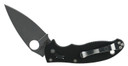Spyderco C101GP2 Manix 2 3.37 in Folding Drop Point Plain CPM S30V SS Blade Black G10 Handle Includes Pocket Clip, Knife