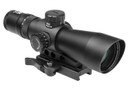 NcStar STP3942GV2 Mark III Tactical Gen 2 Black Hardcoat Anodized 3-9x 42mm Dual (Blue/Green) Illuminated P4 Sniper Reticle, Rifle Scope