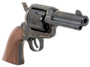 Traditions SAT73005 1873 Frontier 357 Mag 6rd 3.50 in Blued Cylinder & Barrel Color Case Hardened Steel Frame Walnut Navy Size Grip , Revolver