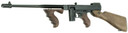Thompson T110S 1927A-1 Deluxe 45 ACP Caliber with 16.50 in Barrel, 10+1 Capacity (Stick), Blued Metal Finish, American Walnut Stock Wood Grip Right Hand, Rifle