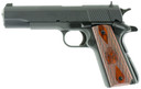 Springfield Armory PB9108LCA 1911 Mil-Spec *CA Compliant 45 ACP 7+1, 5 in Stainless Match Grade Steel Barrel, Black Parkerized Serrated Carbon Steel Slide & Frame w/Beavertail, Crossed Cannon Cocobolo Grip, Pistol