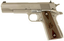 Springfield Armory PB9151LCA 1911 Mil-Spec *CA Compliant 45 ACP 7+1, 5 in Stainless Match Grade Steel Barrel, Serrated Stainless Steel Slide & Frame w/Beavertail, Crossed Cannon Cocobolo Grip, Pistol