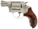 Smith & Wesson 170349 Model 637 Performance Center Enhanced Action 38 S&W Spl +P 5 Shot 1.88 in Stainless Steel Barrel/Cylinder, Matte Silver Aluminum Alloy J-Frame, Custom Wood Grip, Internal Lock , Revolver