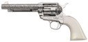 Taylors & CO OG1406 Cattle Brand Nickel Engraved Revolver
