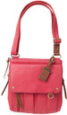 Bulldog BDP036 Cross Body Pink Leather 11 in x 11 in x 2 in