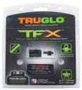 TruGlo TGTG13NV4A TFX Black | Green Tritium & Fiber Optic White Outline Front Sight Green Tritium & Fiber Optic Rear Sight